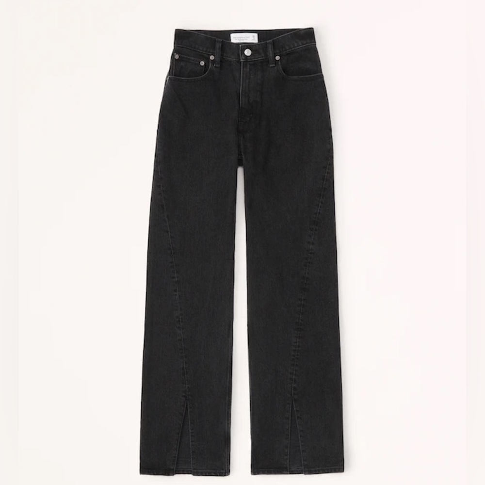 Abercrombie Curve Love High Rise 90s Relaxed Jean 25 short